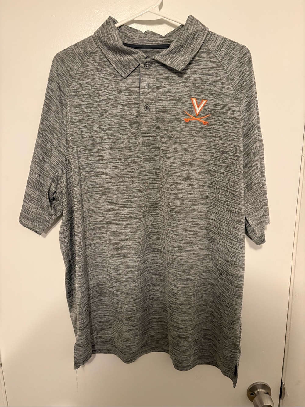 Virginia Cavaliers Gray Performance Polo Shirt